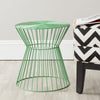 Safavieh Adele Iron Wire Stool Green Furniture  Feature