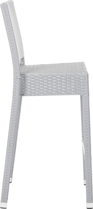 Safavieh Bethel Indoor-Outdoor Bar Stool Grey Furniture 