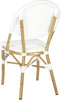 Safavieh Barrow Stacking Indoor-Outdoor Side Chair Off White Furniture 
