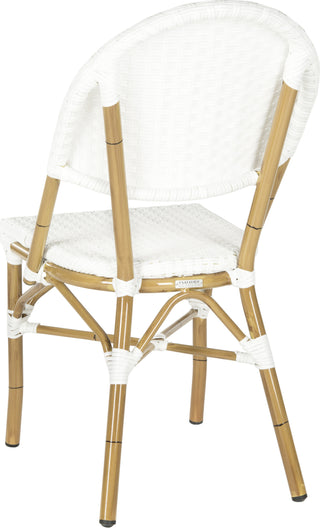 Safavieh Barrow Stacking Indoor-Outdoor Side Chair Off White Furniture 