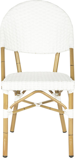 Safavieh Barrow Stacking Indoor-Outdoor Side Chair Off White Furniture main image