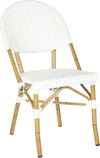 Safavieh Barrow Stacking Indoor-Outdoor Side Chair Off White Furniture 