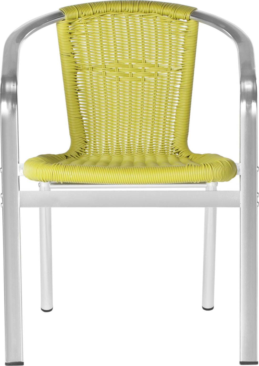 Safavieh Wrangell Indoor-Outdoor Stacking Armchair Green Furniture main image
