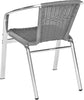 Safavieh Wrangell Indoor-Outdoor Stacking Armchair Grey Furniture 