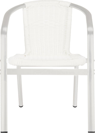 Safavieh Wrangell Indoor-Outdoor Stacking Armchair White Furniture main image