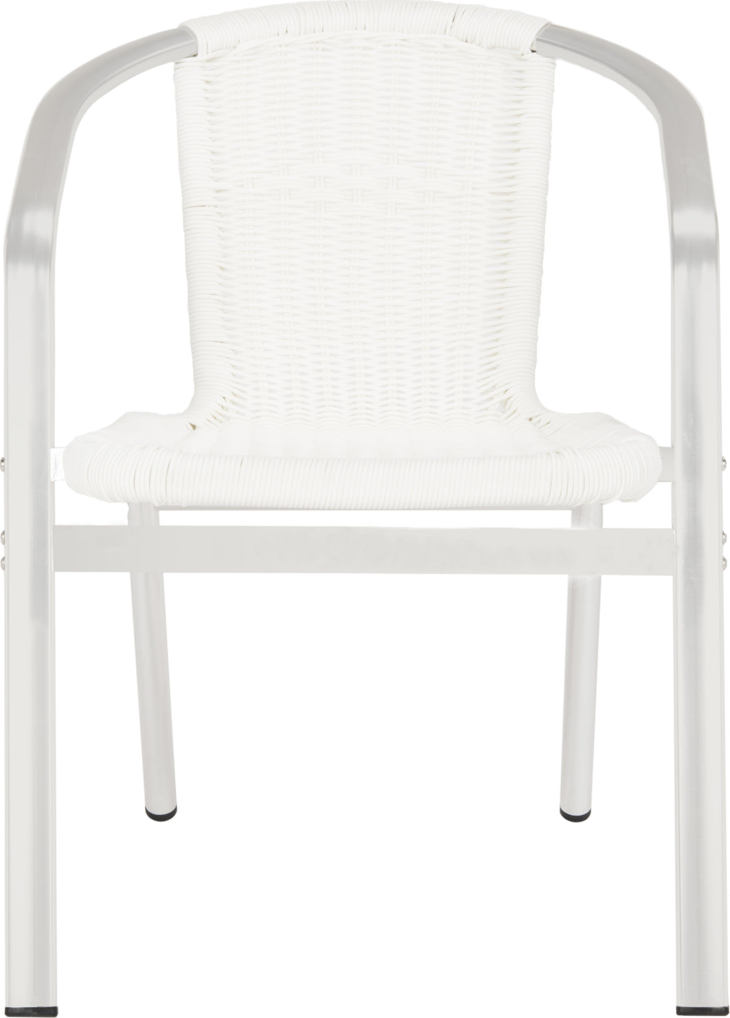 Safavieh Wrangell Indoor-Outdoor Stacking Armchair White Furniture main image