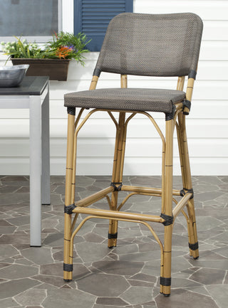 Safavieh Deltana Bar Stool Brown (INDOOR/OUTDOOR) Furniture  Feature