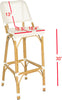 Safavieh Deltana Bar Stool Beige (INDOOR/OUTDOOR) Furniture 