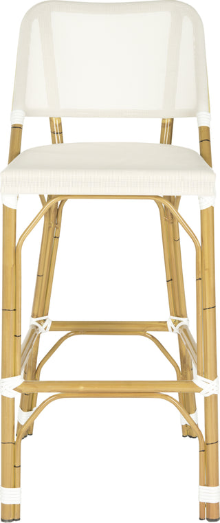 Safavieh Deltana Bar Stool Beige (INDOOR/OUTDOOR) Furniture main image