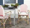 Safavieh Hooper Indoor-Outdoor Stacking Armchair Red and White  Feature