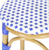 Safavieh Kipnuk Stool Blue/White (INDOOR/OUTDOOR) Blue and White Furniture 