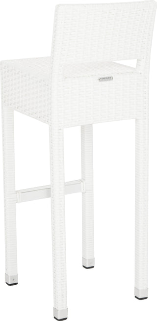 Safavieh Landry Indoor-Outdoor Bar Stool White Furniture 