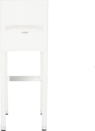 Safavieh Landry Indoor-Outdoor Bar Stool White Furniture 