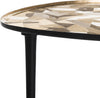 Safavieh Hera Oval Side Table Black Furniture 