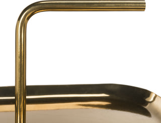 Safavieh Artemis Square Brass Top Side Table and Marble Furniture 