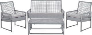 Safavieh Shawmont Outdoor Set Grey/Beige Furniture main image