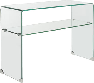 Safavieh Hollis Console Table Clear Furniture 