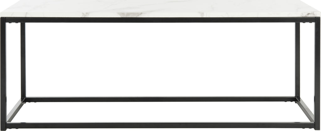 Safavieh Baize Coffee Table White and Grey Furniture main image