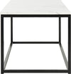 Safavieh Baize Coffee Table White and Grey Furniture 