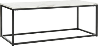 Safavieh Baize Coffee Table White and Grey Furniture 