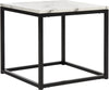 Safavieh Baize End Table White and Grey Furniture 