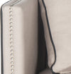 Safavieh Sarah Tufted Settee With Pillows Taupe and Black Espresso Furniture 