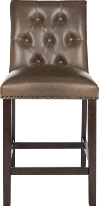 Safavieh Norah Counter Stool Brown and Espresso Furniture main image