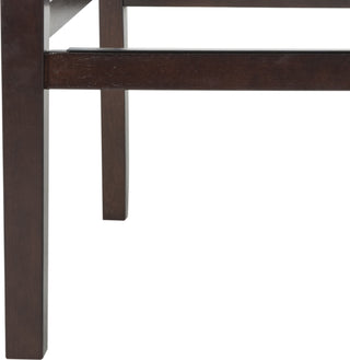 Safavieh Norah Bar Stool Dark Taupe and Espresso Furniture 