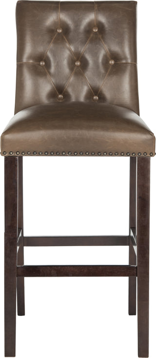 Safavieh Norah Bar Stool Brown and Espresso Furniture main image