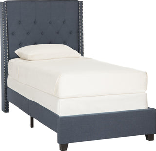 Safavieh Winslet Bed Navy Bedding 