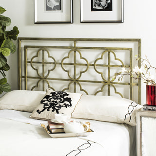 Safavieh Lucinda French Silver Metal Headboard Bedding 