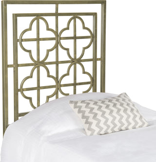 Safavieh Lucinda French Silver Metal Headboard Bedding 