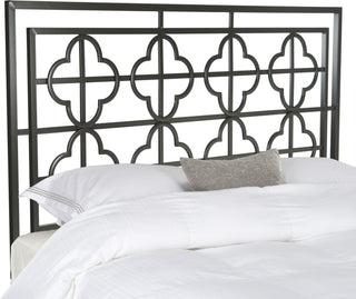 Safavieh Lucinda Gunmetal Headboard Bedding 