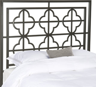 Safavieh Lucinda Gunmetal Headboard Bedding 