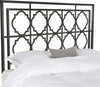 Safavieh Silva Metal Headboard Gunmetal Bedding main image