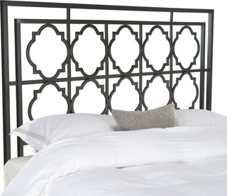 Safavieh Silva Metal Headboard Gunmetal Bedding main image