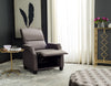 Safavieh Hamilton Recliner Chair Dark Taupe and Black  Feature