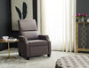 Safavieh Hamilton Recliner Chair Dark Taupe and Black Furniture 
