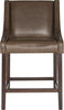 Safavieh Dylan Counter Stool Brown and Espresso Furniture main image
