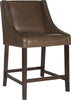 Safavieh Dylan Counter Stool Brown and Espresso Furniture  Feature