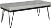Safavieh Marcella Bench Grey and Black Furniture  Feature