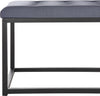 Safavieh Reynlds Bench Navy and Black Furniture 