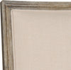 Safavieh Buchanan 19''H French Brasserie Linen Rect Side Chair Beige and Rustic Oak Furniture 