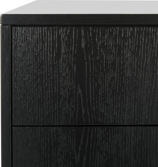 Safavieh Lorna 3 Drawer Contemporary Night Stand Black Furniture 