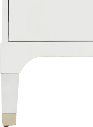 Safavieh Lorna 3 Drawer Contemporary Night Stand White Furniture 