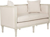 Safavieh Leandra Rustic French Country Settee Beige and Grey Furniture 