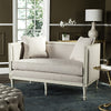 Safavieh Leandra Rustic French Country Settee Beige and Antique Furniture  Feature