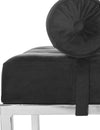 Safavieh Xavier Sueade Tufted Bench With Black Furniture 