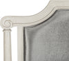 Safavieh Hudson Headboard Grey Bedding 