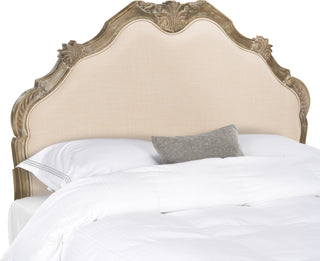 Safavieh Harlow Headboard Beige Bedding main image